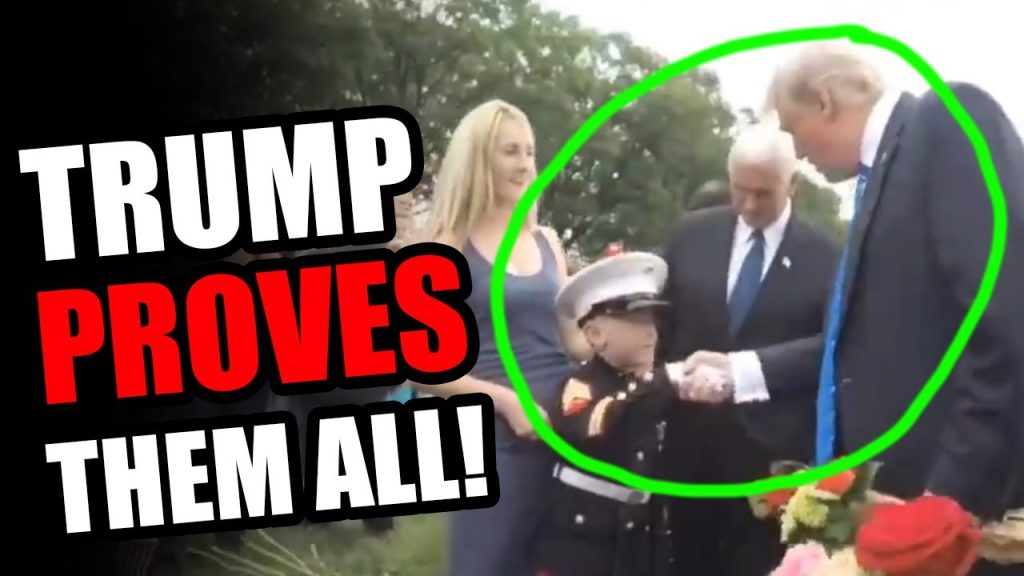 Trump actually SHOWS UP!!