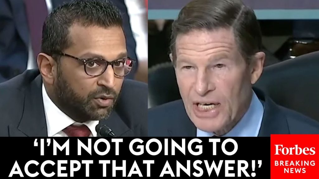 Kash Patel Fires Back At Richard Blumenthal After Being Told ‘You Failed’ Your First Test